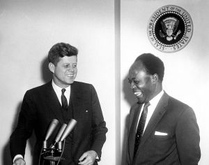JFK and Kwame Nkrumah, 1961